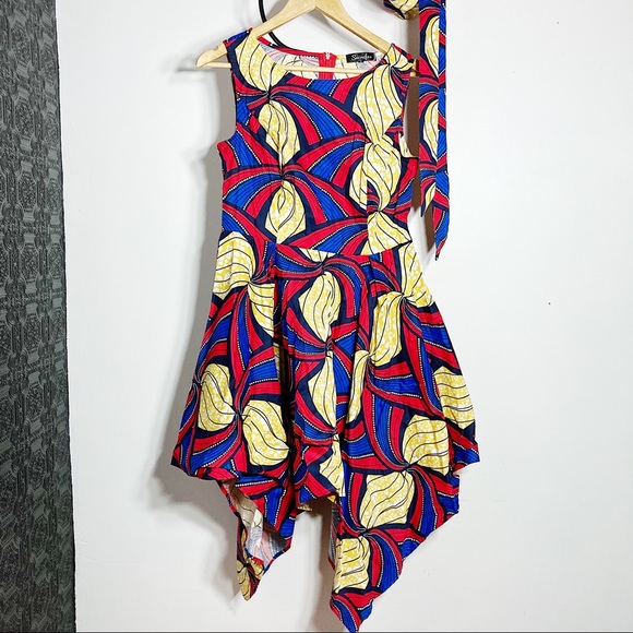 NWT Cotton Print Dress - Picture 4 of 9